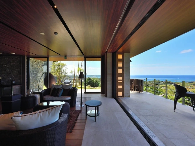 Cottage with balcony