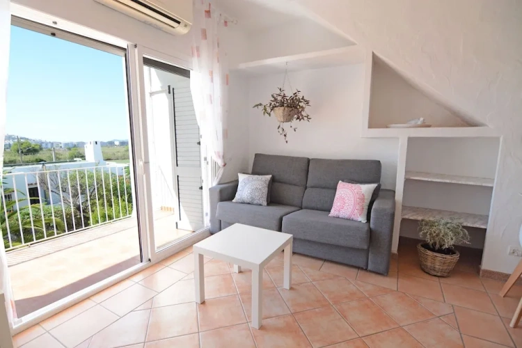 Studio with balcony