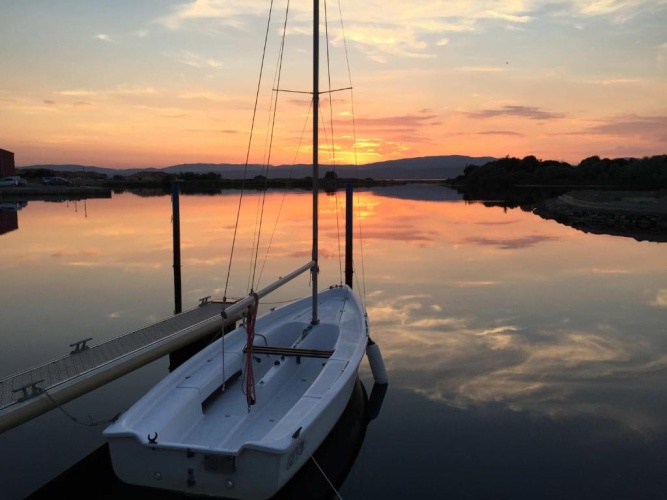 Outside