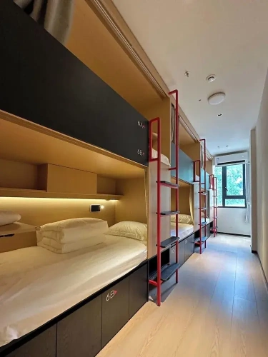 Bed in Dorm (female dorm) with city view