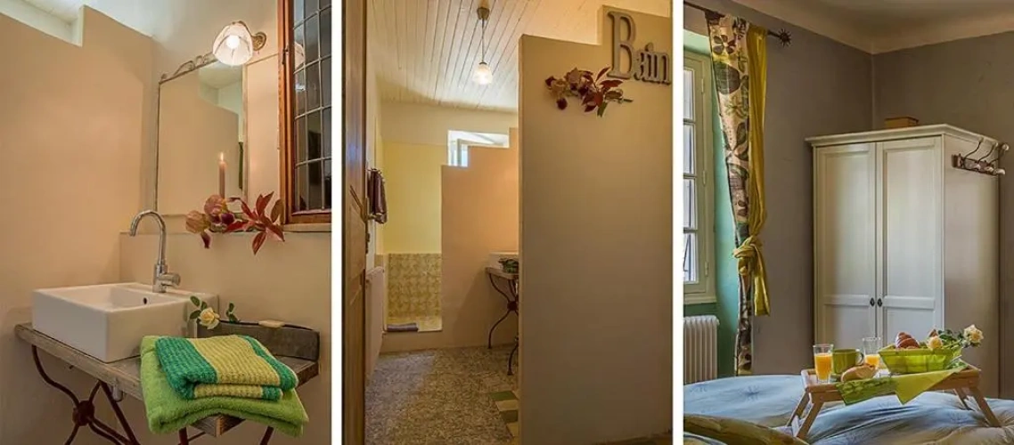 Standard Quadruple room with garden view