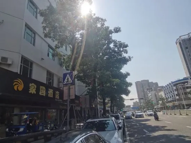 Outside
