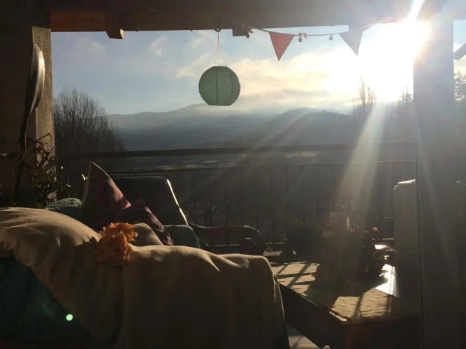 Standard Twin room with mountain view