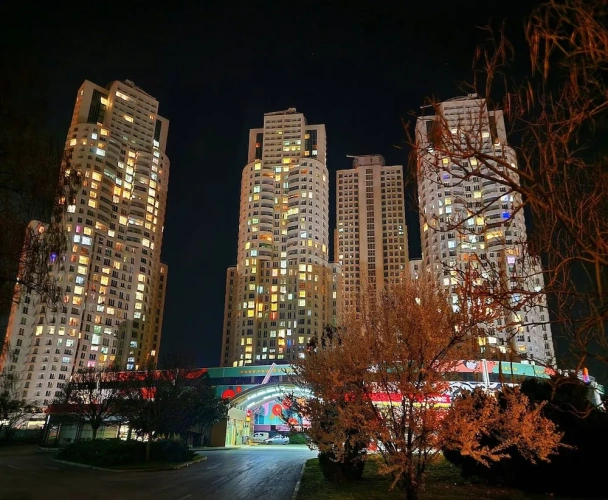 Outside