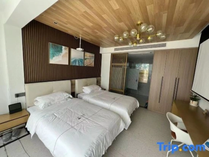 Standard Twin room with balcony and with sea view