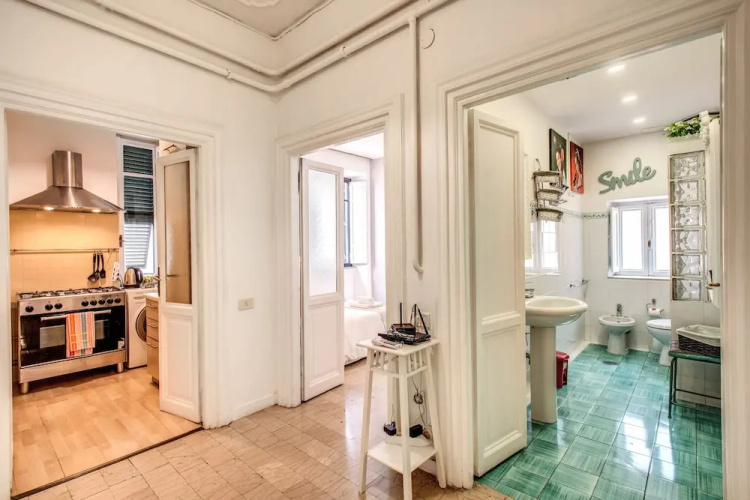 Step Spanish Apartment with Terrace