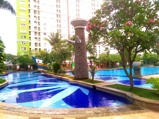 Tiny studio with pool, jogging track, gym and Mall