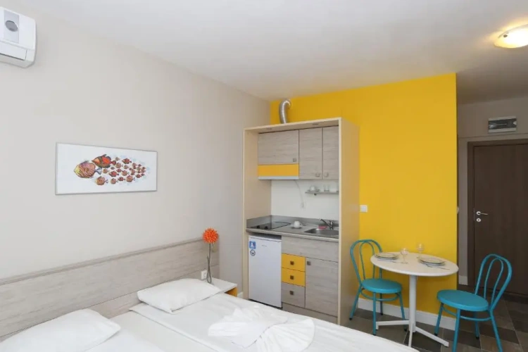 Studio with balcony