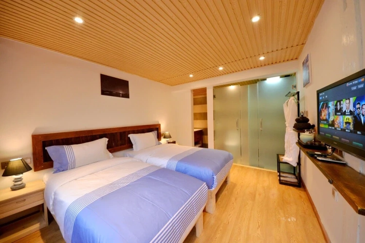 Standard Twin room with garden view