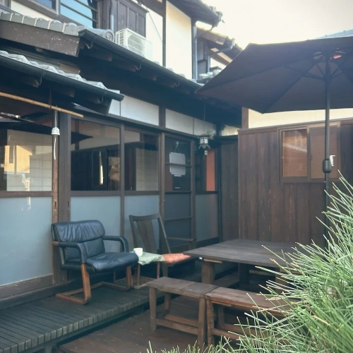 Cottage with balcony