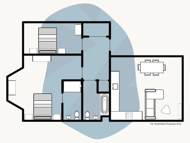 2 Bedrooms Apartment
