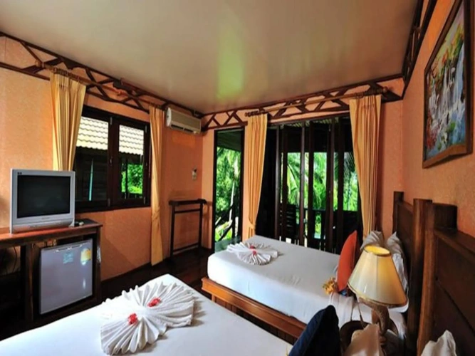 Superior Twin room with balcony and with view