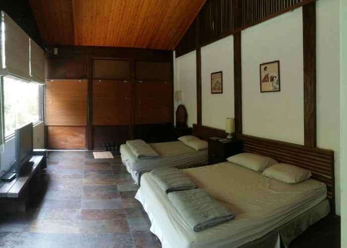 Standard Quadruple room with garden view