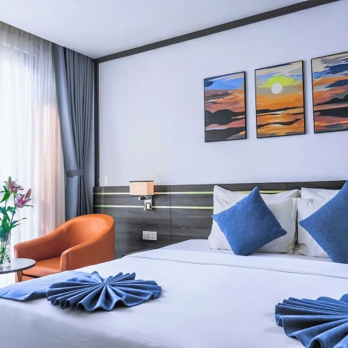 Deluxe room with partial sea view
