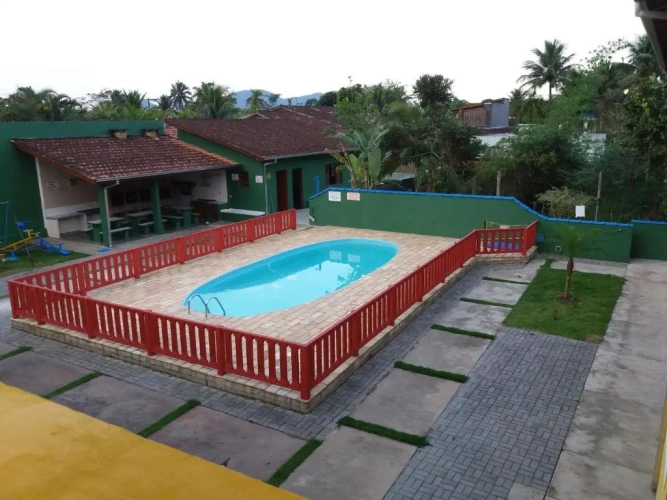 Chalet with balcony and with view