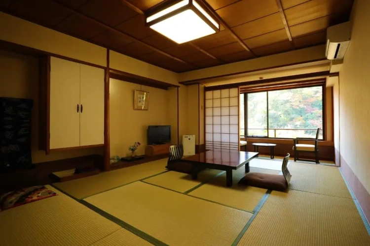 Japanese-Style Twin room with mountain view