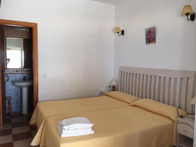 Standard Twin room with garden view
