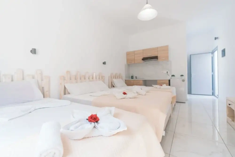 Standard Quadruple room with balcony and with mountain view