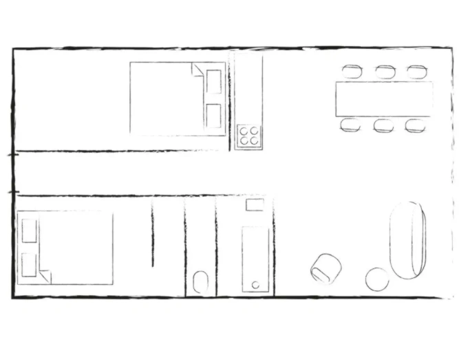 2 Bedrooms Apartment