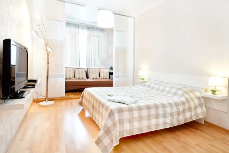 Фотография номера квартиры Апартаменты «Этажи на перекрестке улиц Юмашева и Папанина»