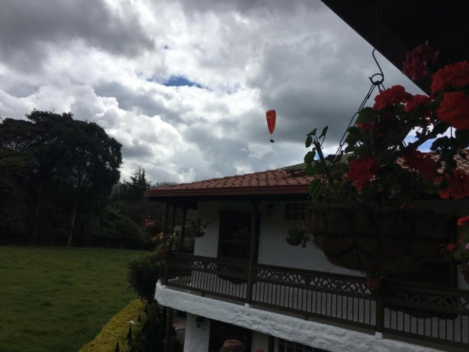 Outside