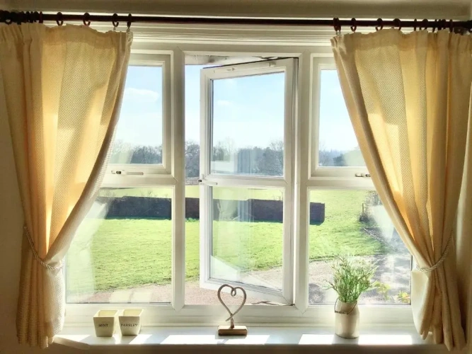 Apartment with garden view
