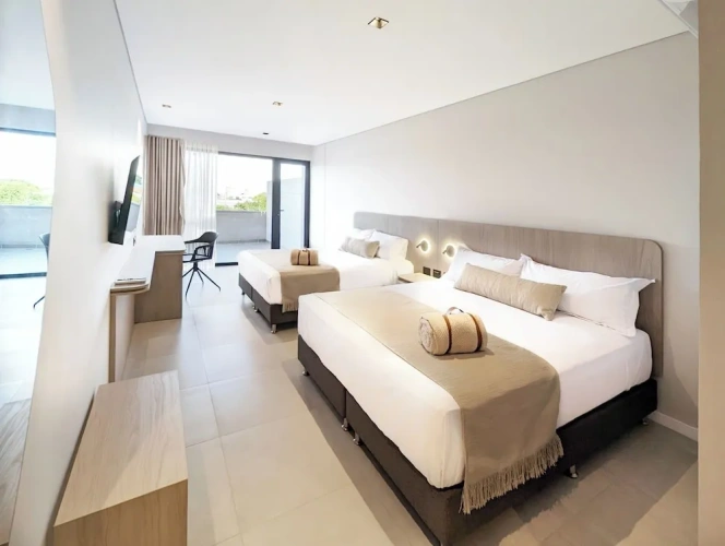 Standard Double room with balcony and with city view