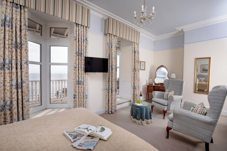 Deluxe Double room with balcony and with sea view