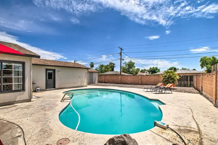 Stylish & Central Mesa Home With Private Pool!