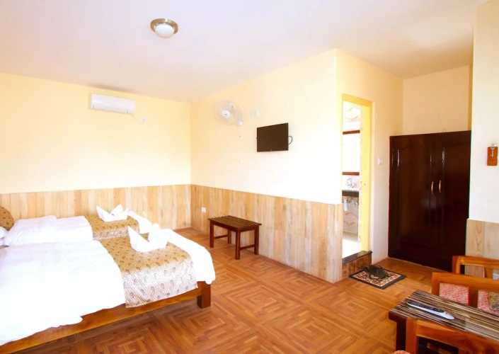 Deluxe Double room with balcony and with mountain view