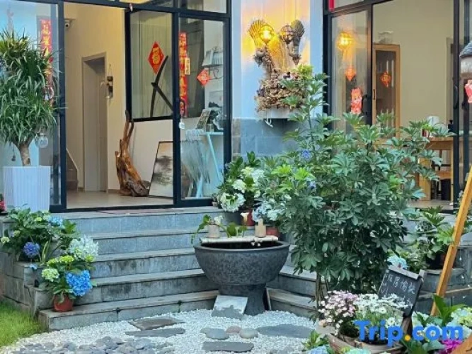 Outside