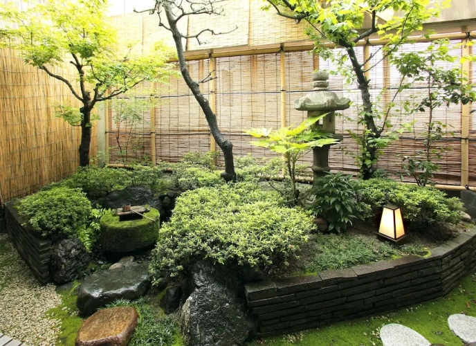 Standard Twin room with garden view