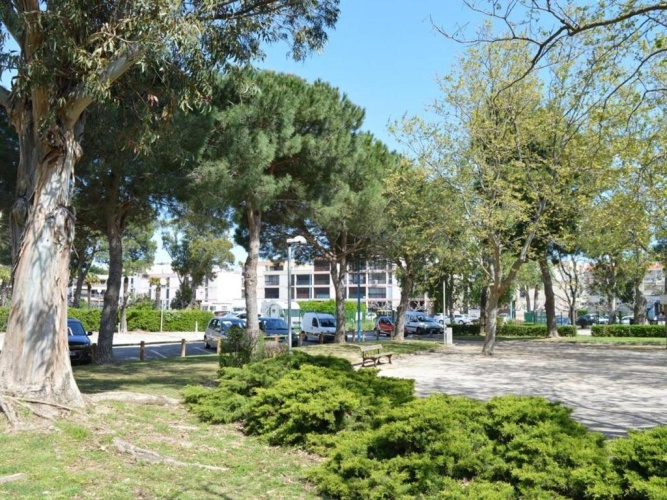 Outside