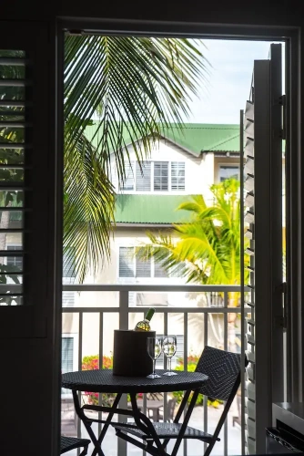 Deluxe Double room with balcony and with pool view