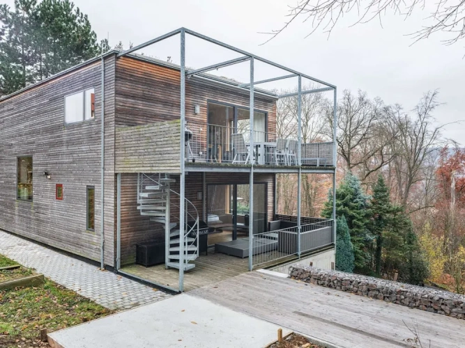 Cottage with balcony