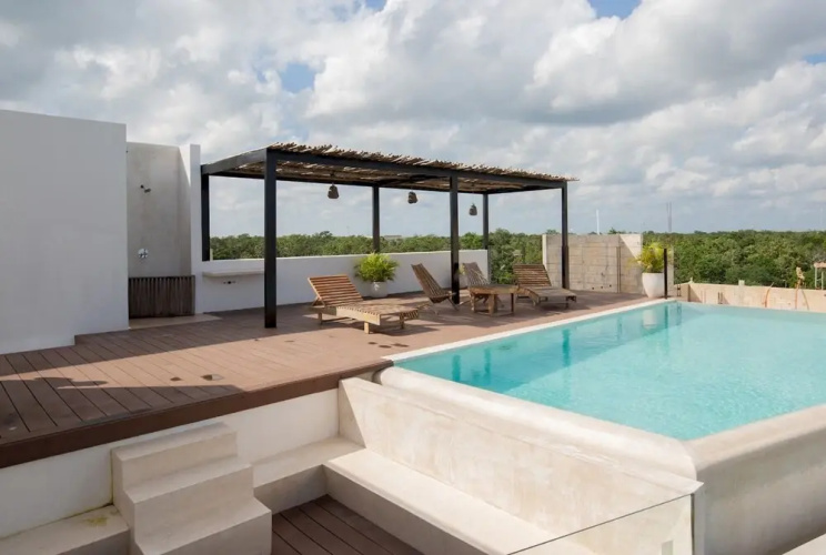1BR Insta-worthy Loft w Infinity Pool Great Wifi