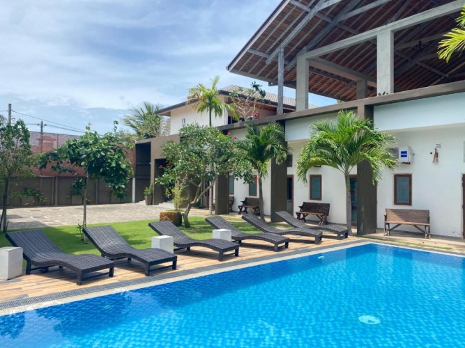 Deluxe Double room with pool view