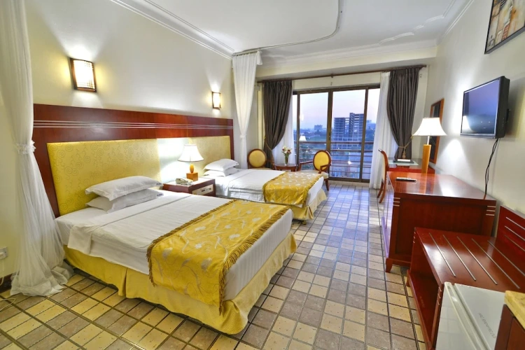 2 Bedrooms Deluxe Twin room with balcony and with city view
