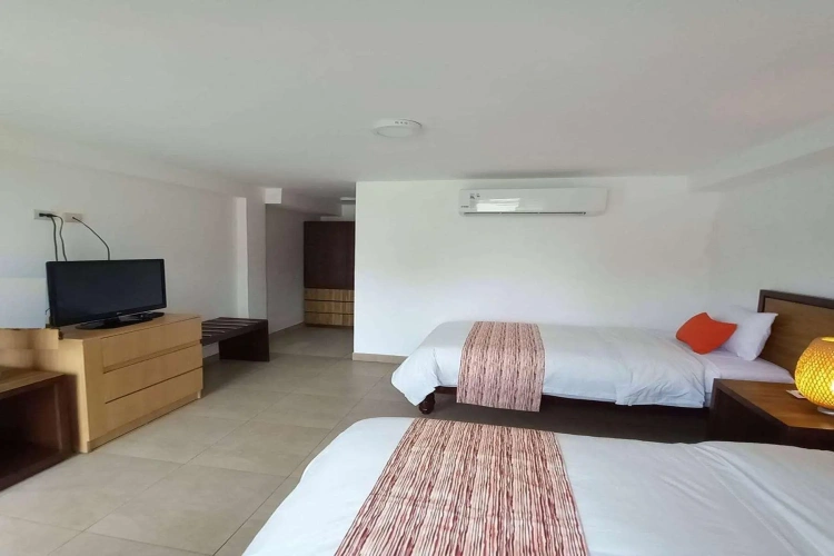 Standard Twin room with garden view