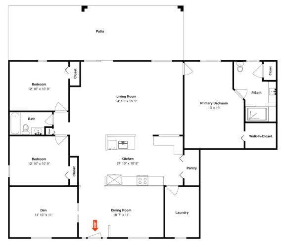 3 Bedrooms Cottage