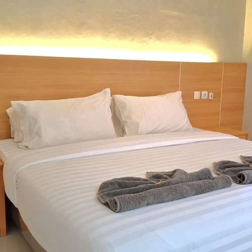 Deluxe Double room with balcony and with garden view