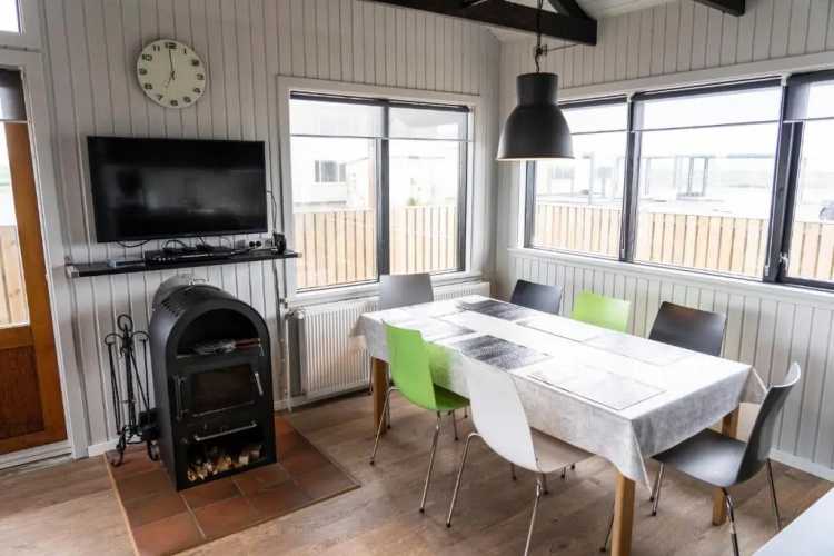 Black beach cottage