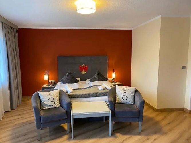 Deluxe Double room with balcony and with mountain view