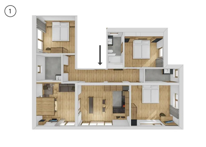 Appartement Förra