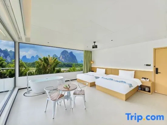 Twin Cottage with river view