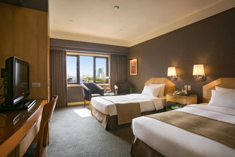 Deluxe Twin room with harbour view