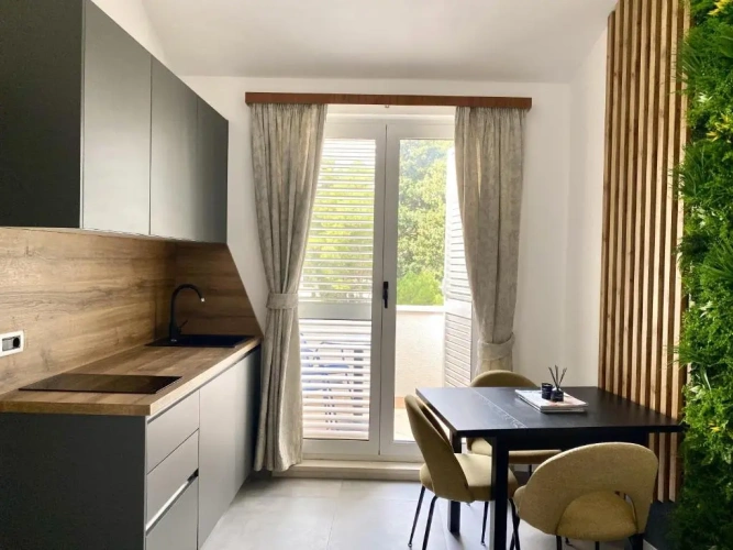 Studio with balcony and with sea view