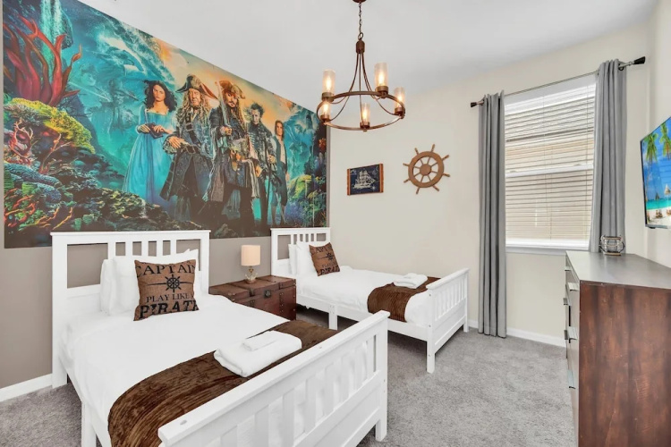 Chic Resort Villa: Themed Rooms, Pool & Game Room!