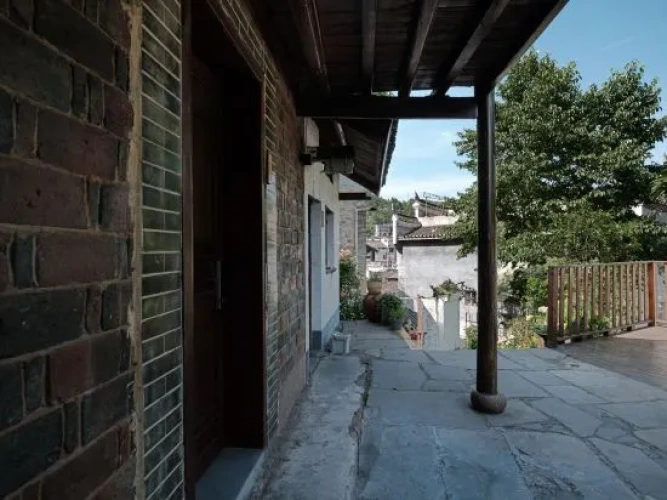 Outside
