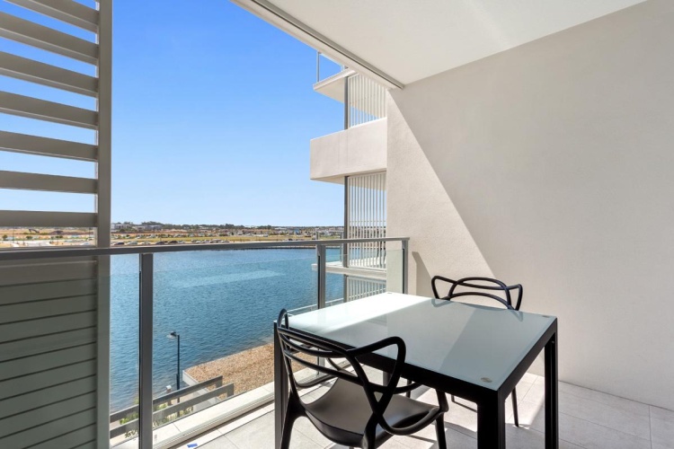 Studio with balcony